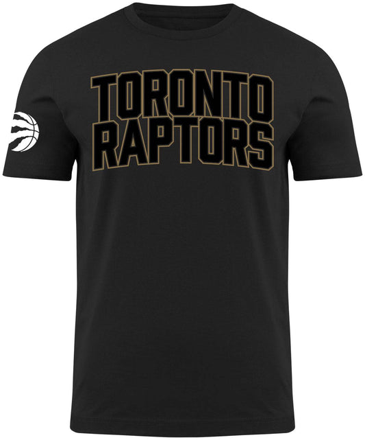 Toronto Raptors NBA Black Gold T-Shirt