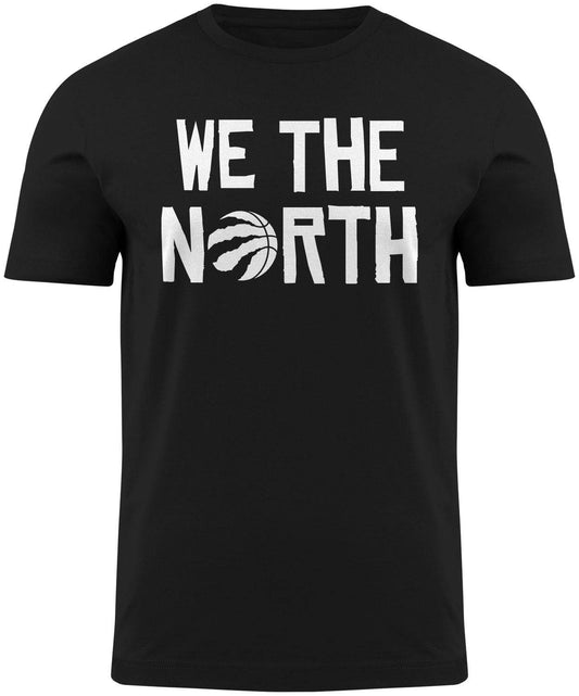 Toronto Raptors NBA We The North Stack Black T-Shirt
