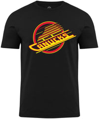 Vancouver Canucks NHL Primary Logo Black T-Shirt