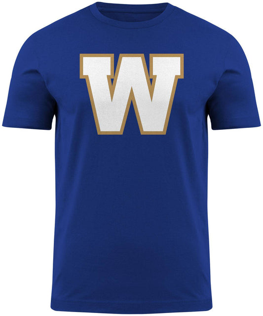 Winnipeg Blue Bombers CFL Bulletin Royal Blue Basic T-Shirt