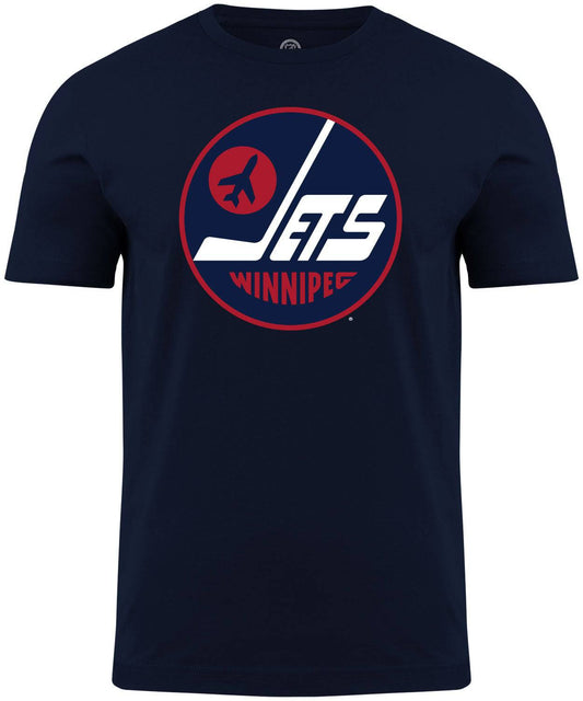 Winnipeg Jets NHL Primary Logo Navy T-Shirt